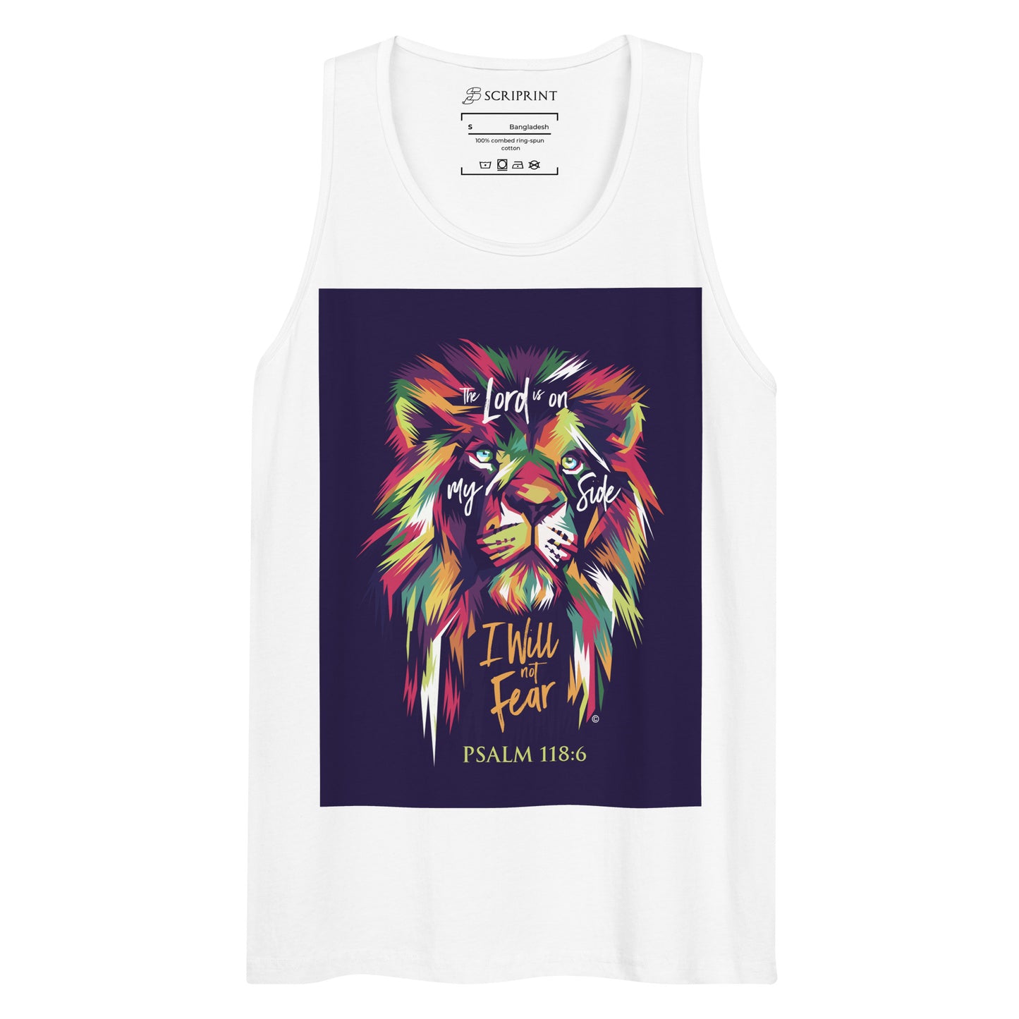I Will Not Fear Men’s Premium Tank Top