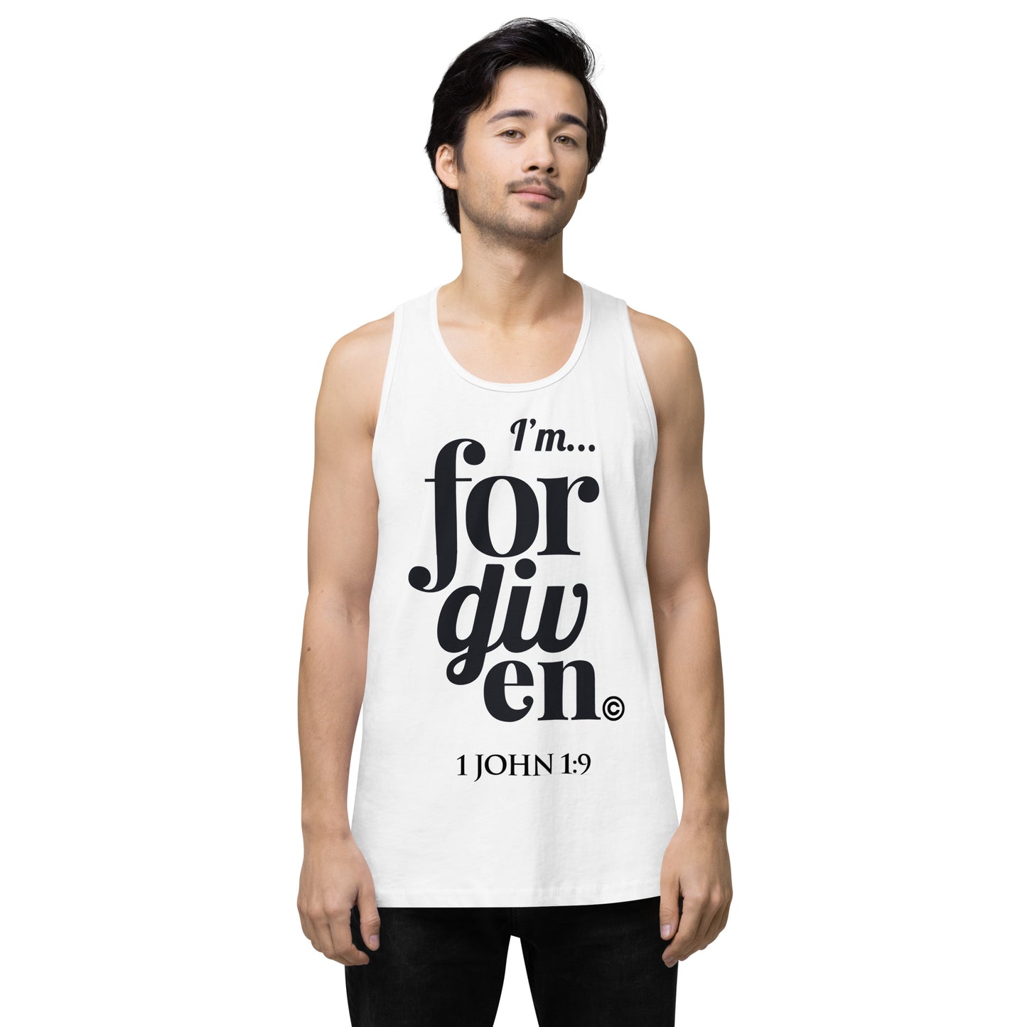 I'm Forgiven Men’s Premium Tank Top