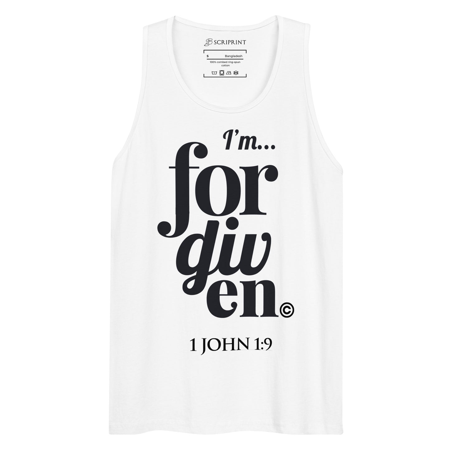I'm Forgiven Men’s Premium Tank Top