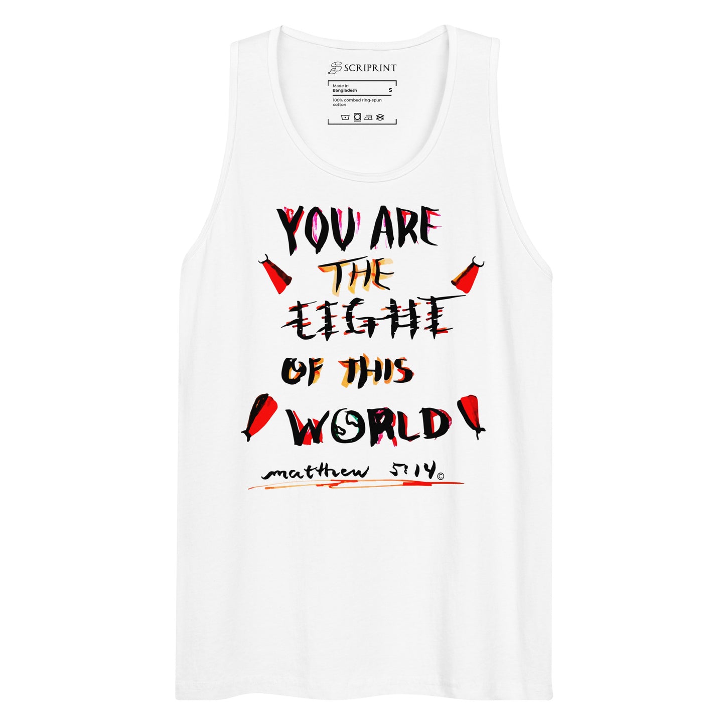 Light of This World Men’s Premium Tank Top