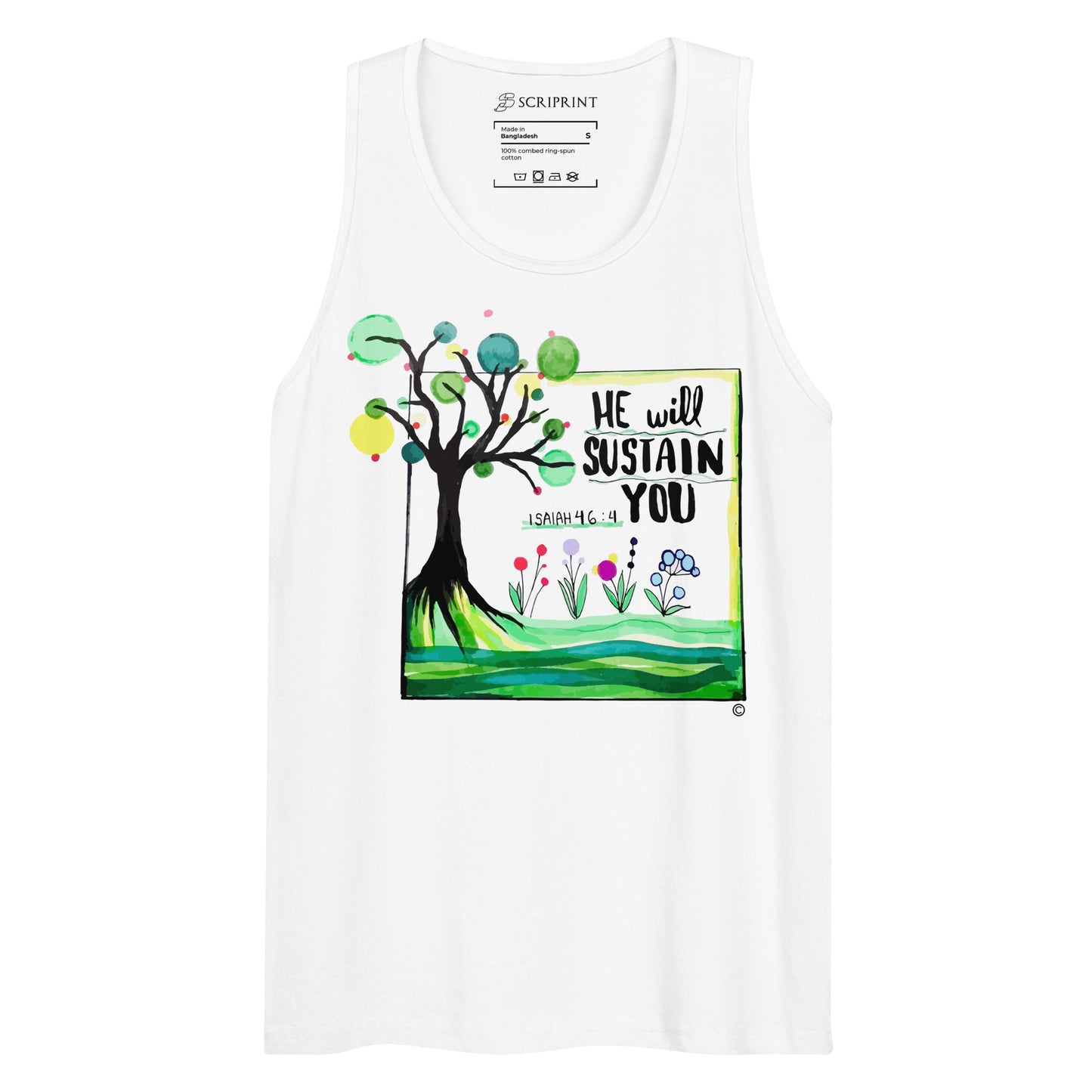 He Will Sustain You Men’s Premium Tank Top
