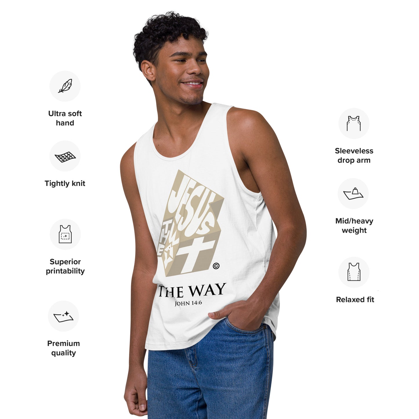 The Way Men’s Premium Tank Top