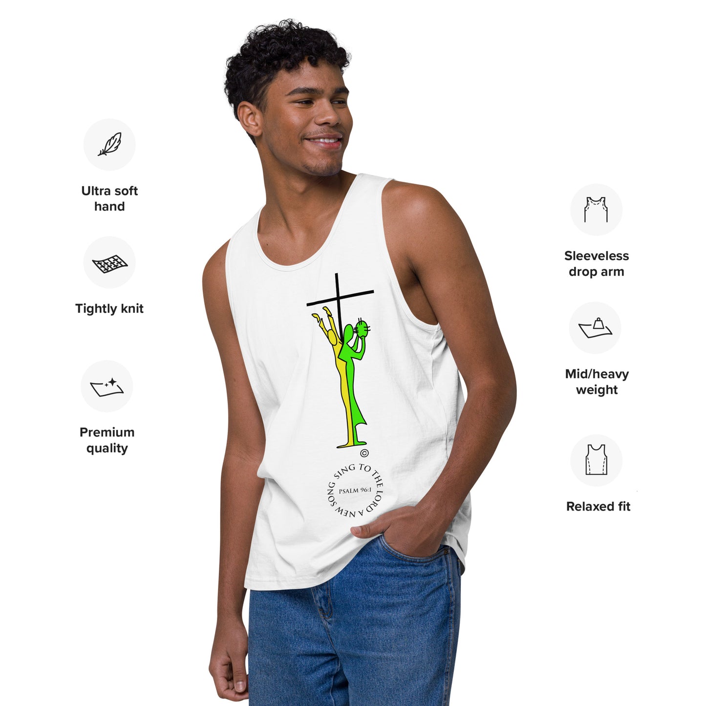 Sing to the Lord Men’s Premium Tank Top