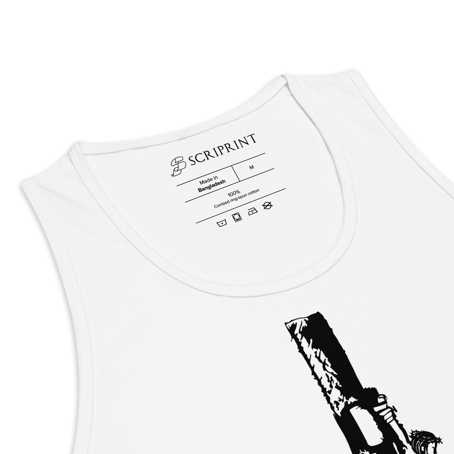 Him Who Knew No Sin Men’s Premium Tank Top