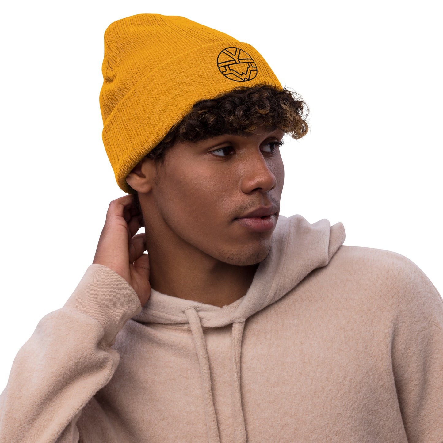 I Am Ribbed Knit Beanie