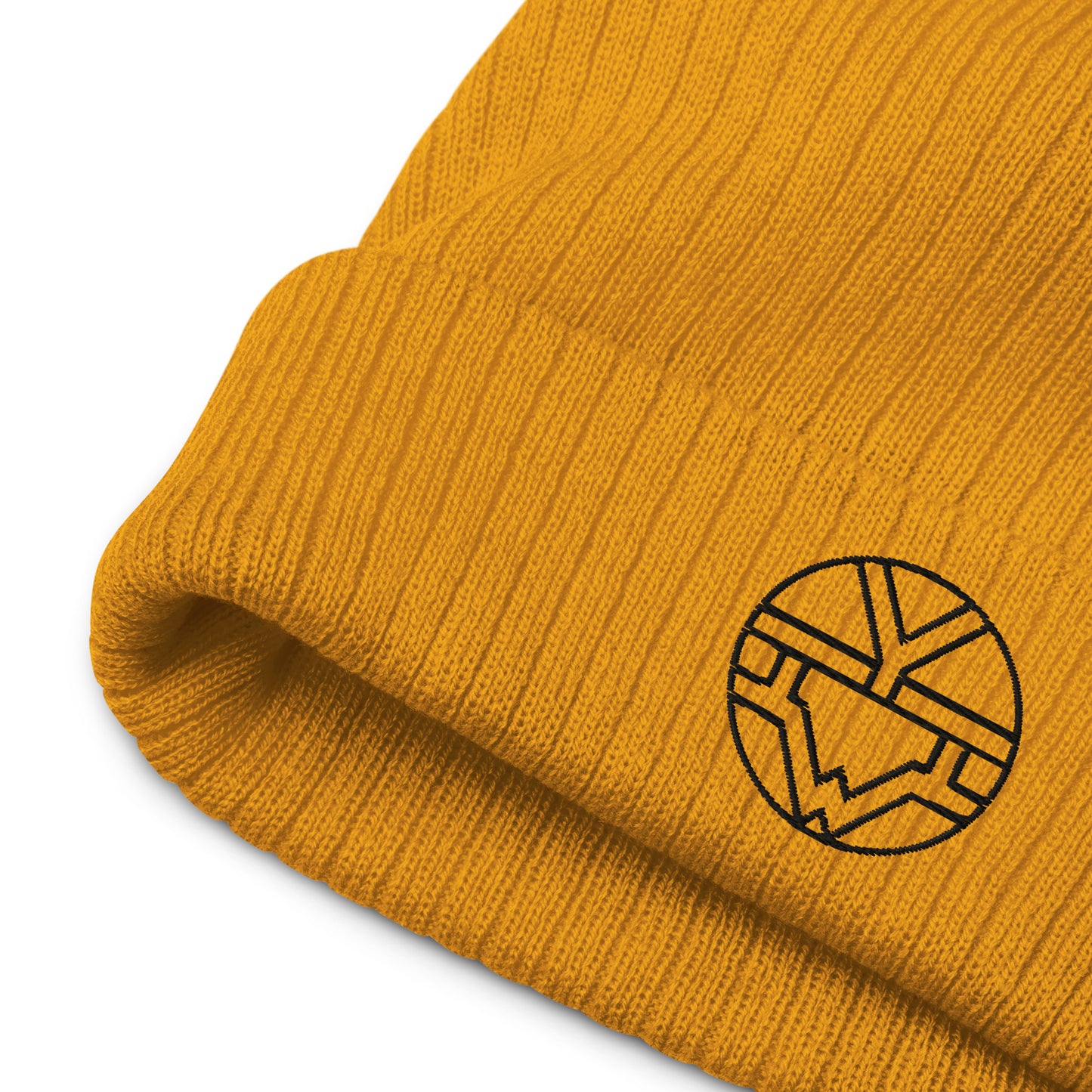 I Am Ribbed Knit Beanie