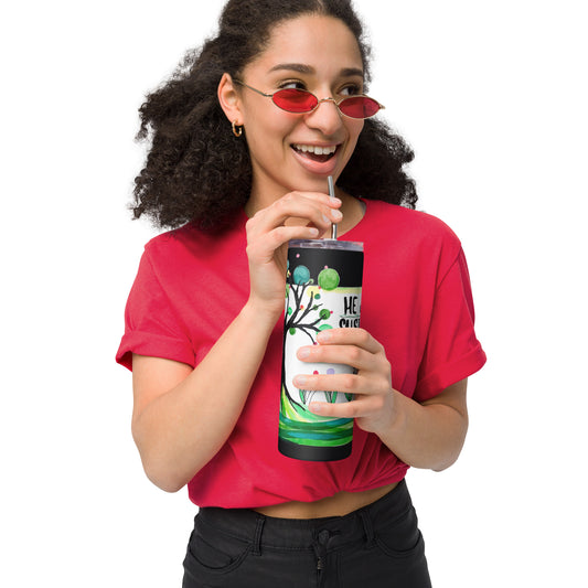 He Will Sustain You Stainless Steel Tumbler