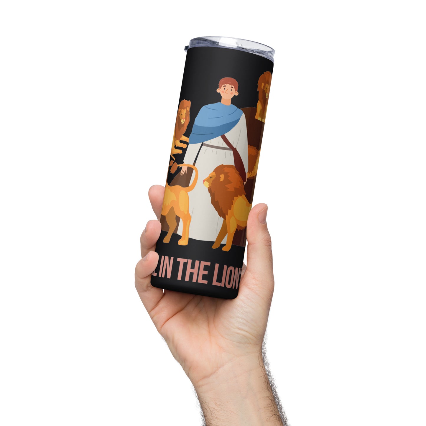 Daniel in the Lion's Den Stainless Steel Tumbler