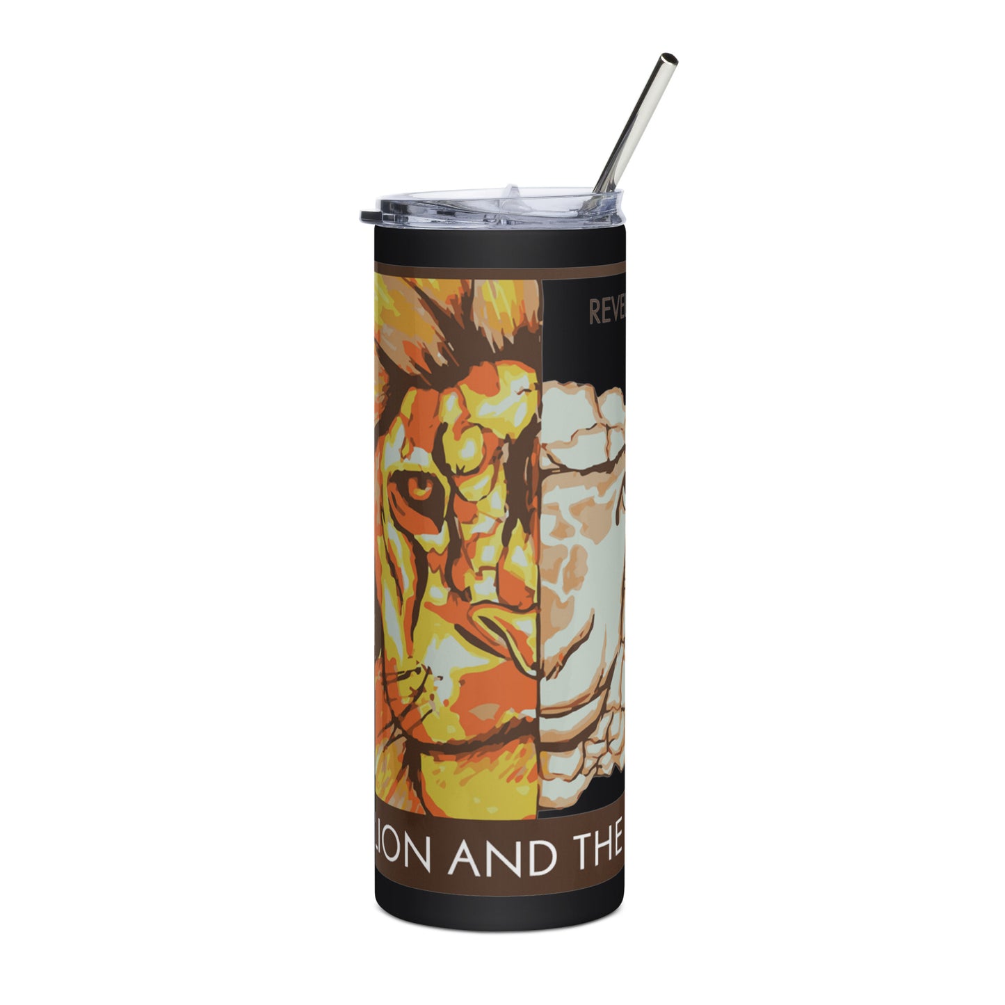 The Lion and the Lamb Stainless Steel Tumbler