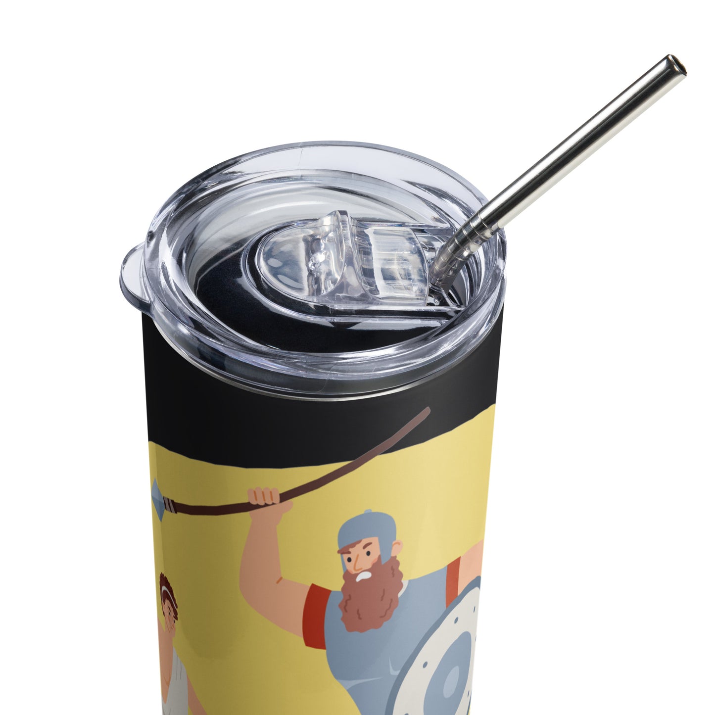 David and Goliath Stainless Steel Tumbler