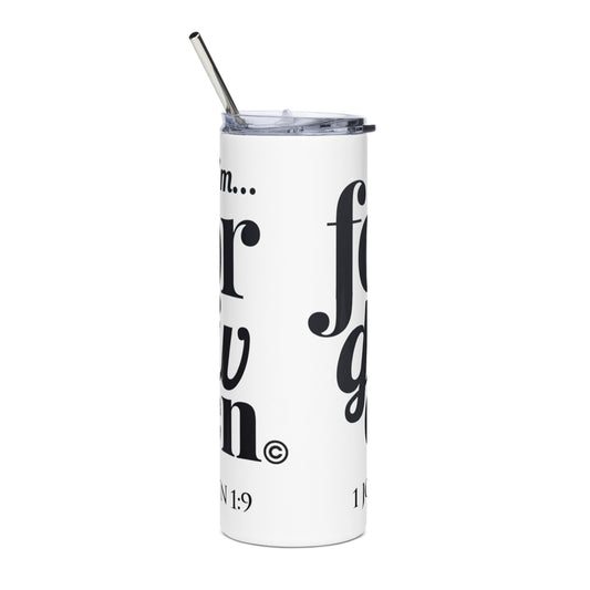 I'm Forgiven Stainless Steel Tumbler