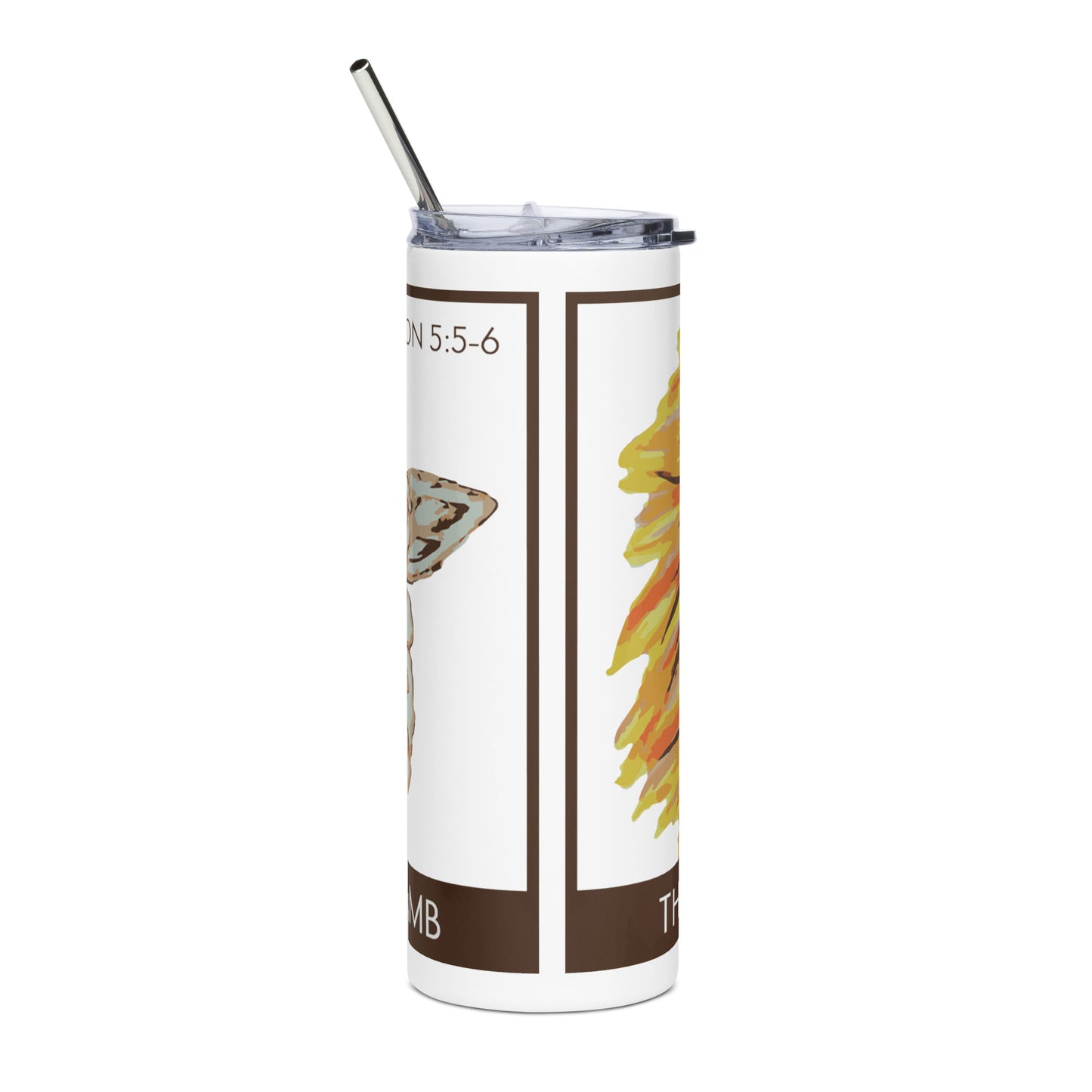 The Lion and the Lamb Stainless Steel Tumbler