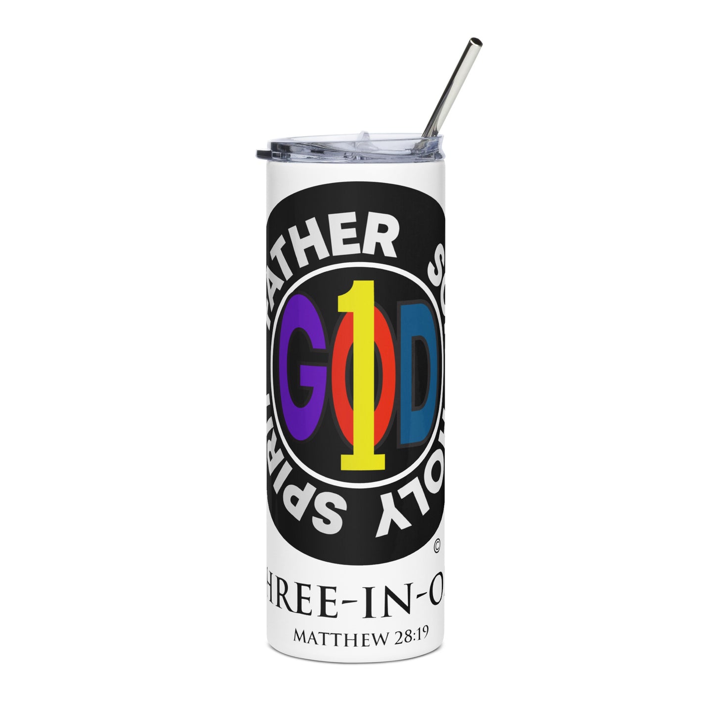 Three-in-One Stainless Steel Tumbler