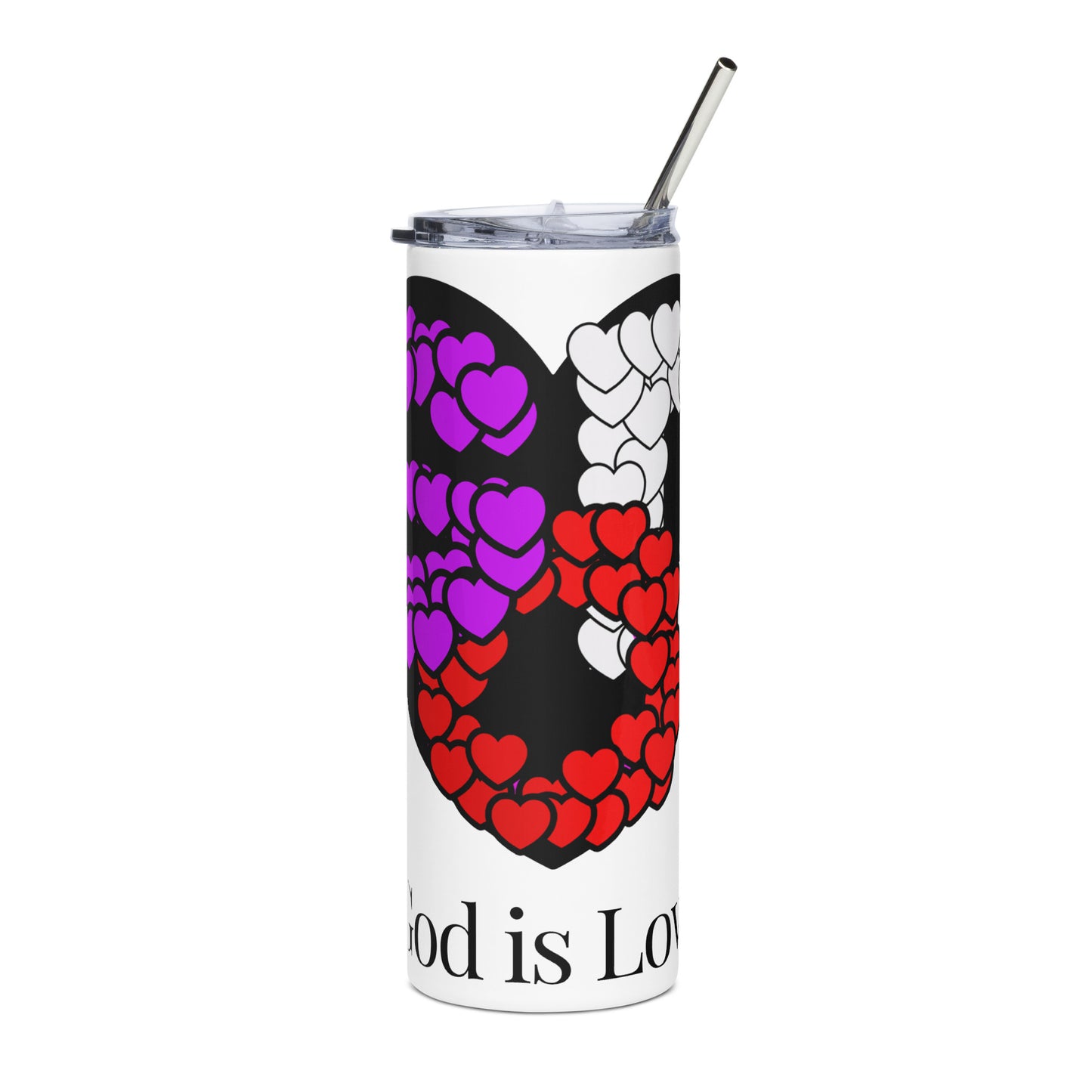 God is Love Stainless Steel Tumbler