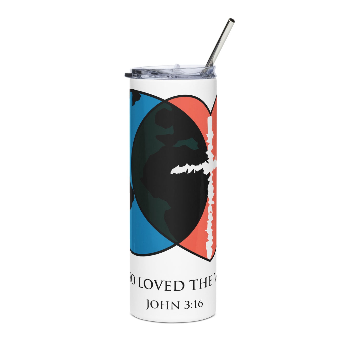 John 3:16 Stainless Steel Tumbler