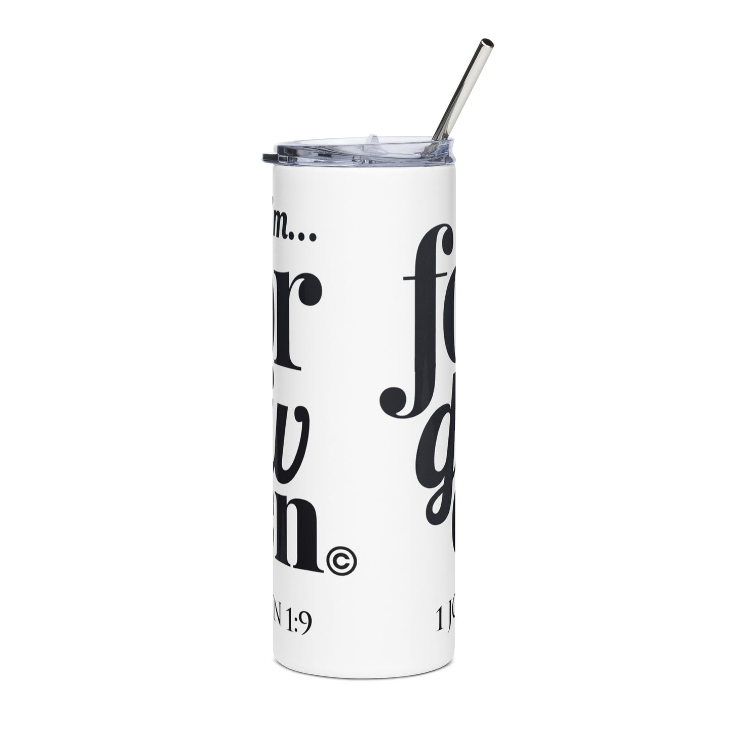 I'm Forgiven Stainless Steel Tumbler