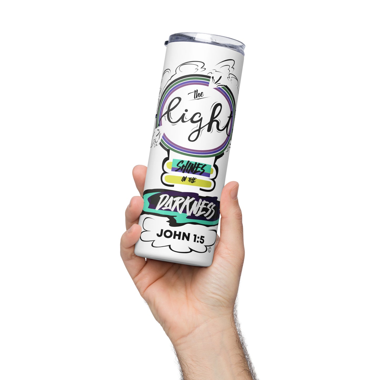 Light in the Darkness Stainless Steel Tumbler