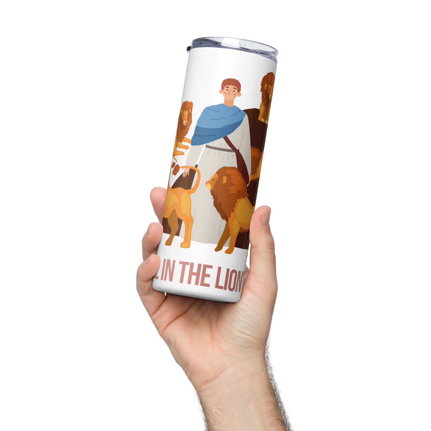 Daniel in the Lion's Den Stainless Steel Tumbler