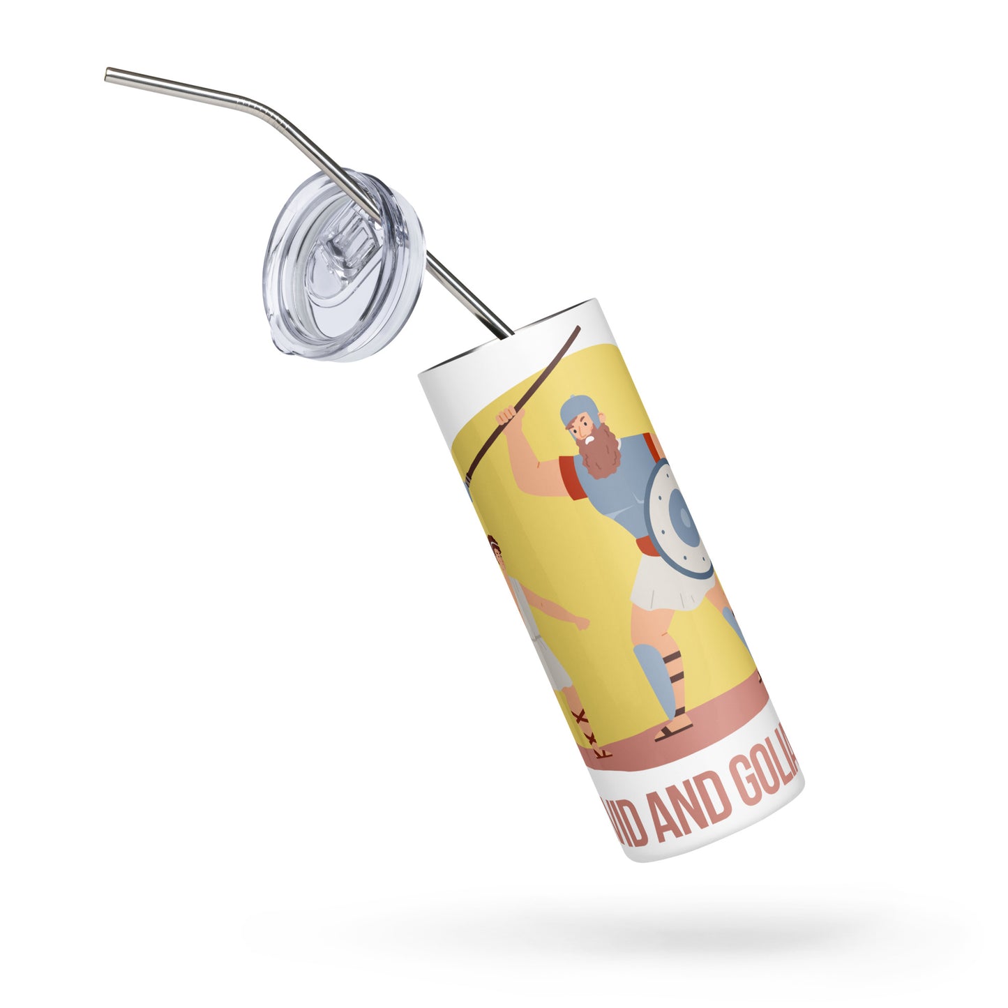 David and Goliath Stainless Steel Tumbler