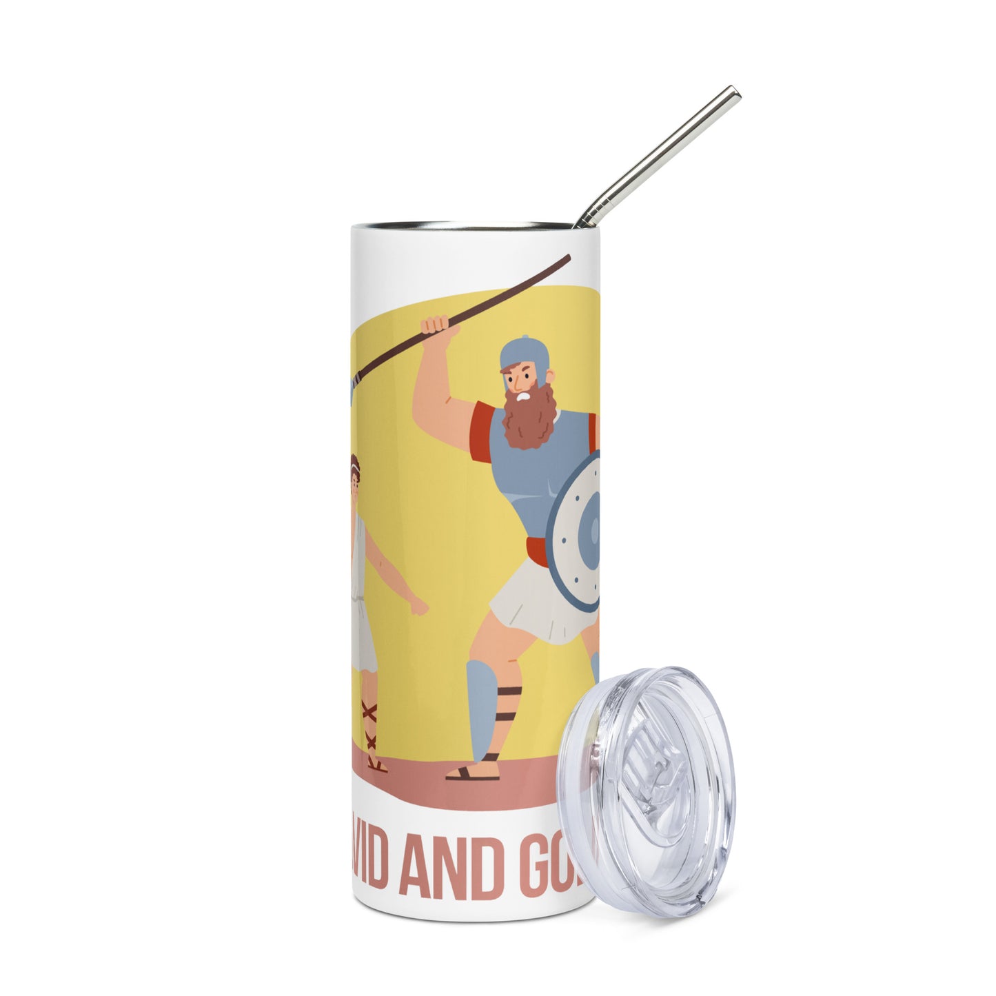 David and Goliath Stainless Steel Tumbler