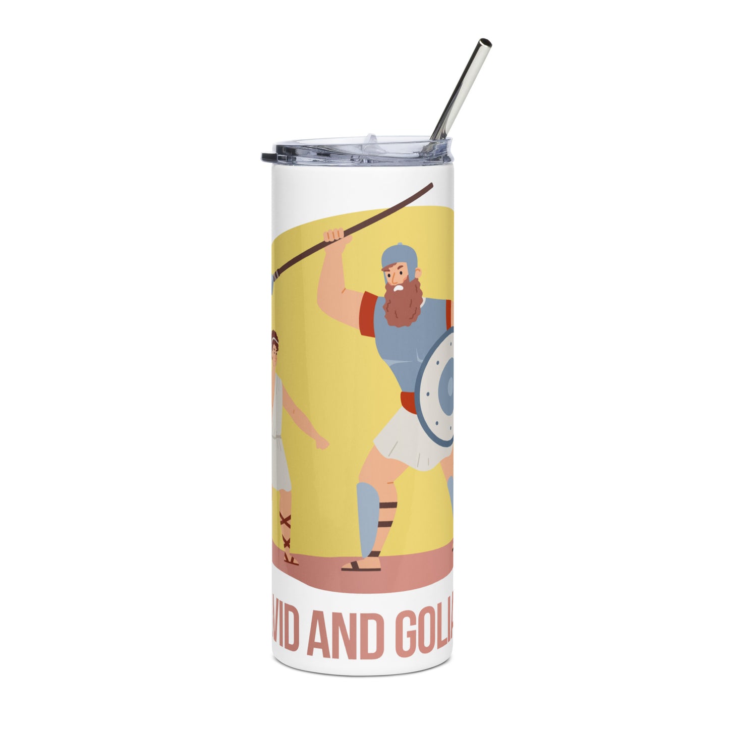 David and Goliath Stainless Steel Tumbler