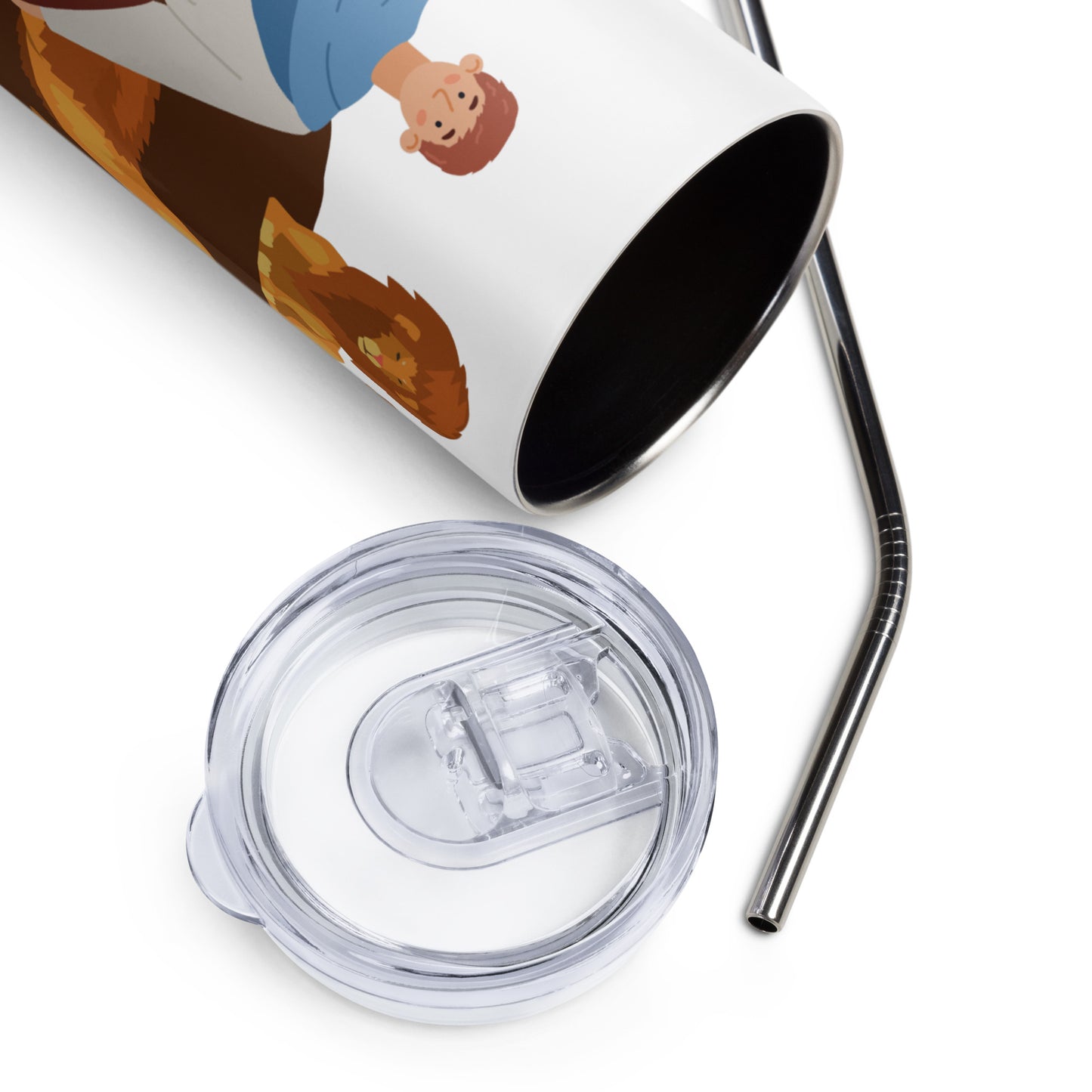 Daniel in the Lion's Den Stainless Steel Tumbler