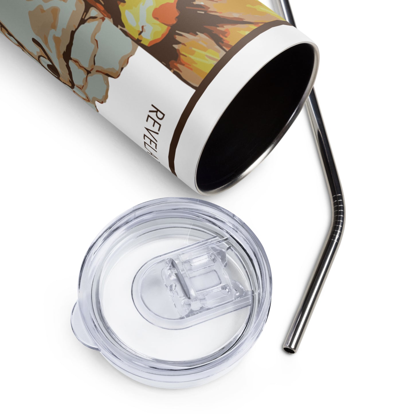 The Lion and the Lamb Stainless Steel Tumbler