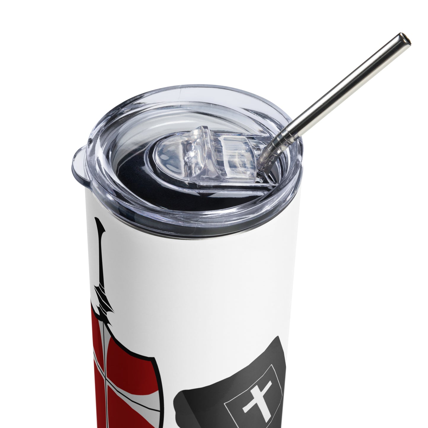 Refuge and Shield Stainless Steel Tumbler