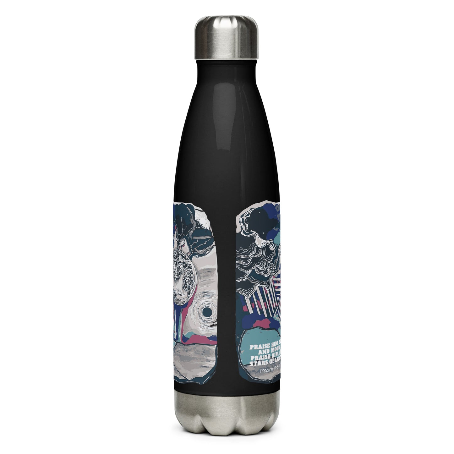 Praise Him Stainless Steel Water Bottle