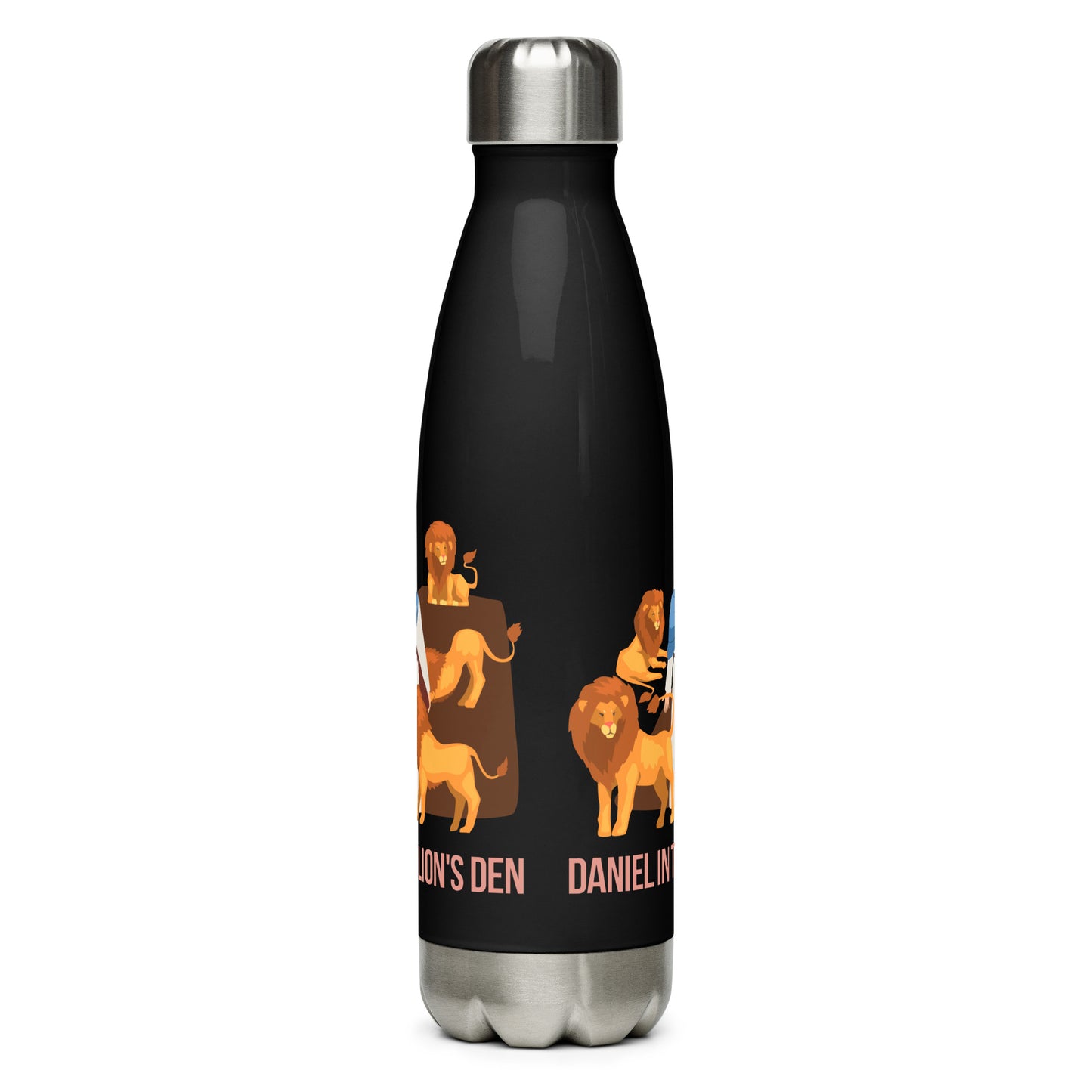 Daniel in the Lion's Den Stainless Steel Water Bottle