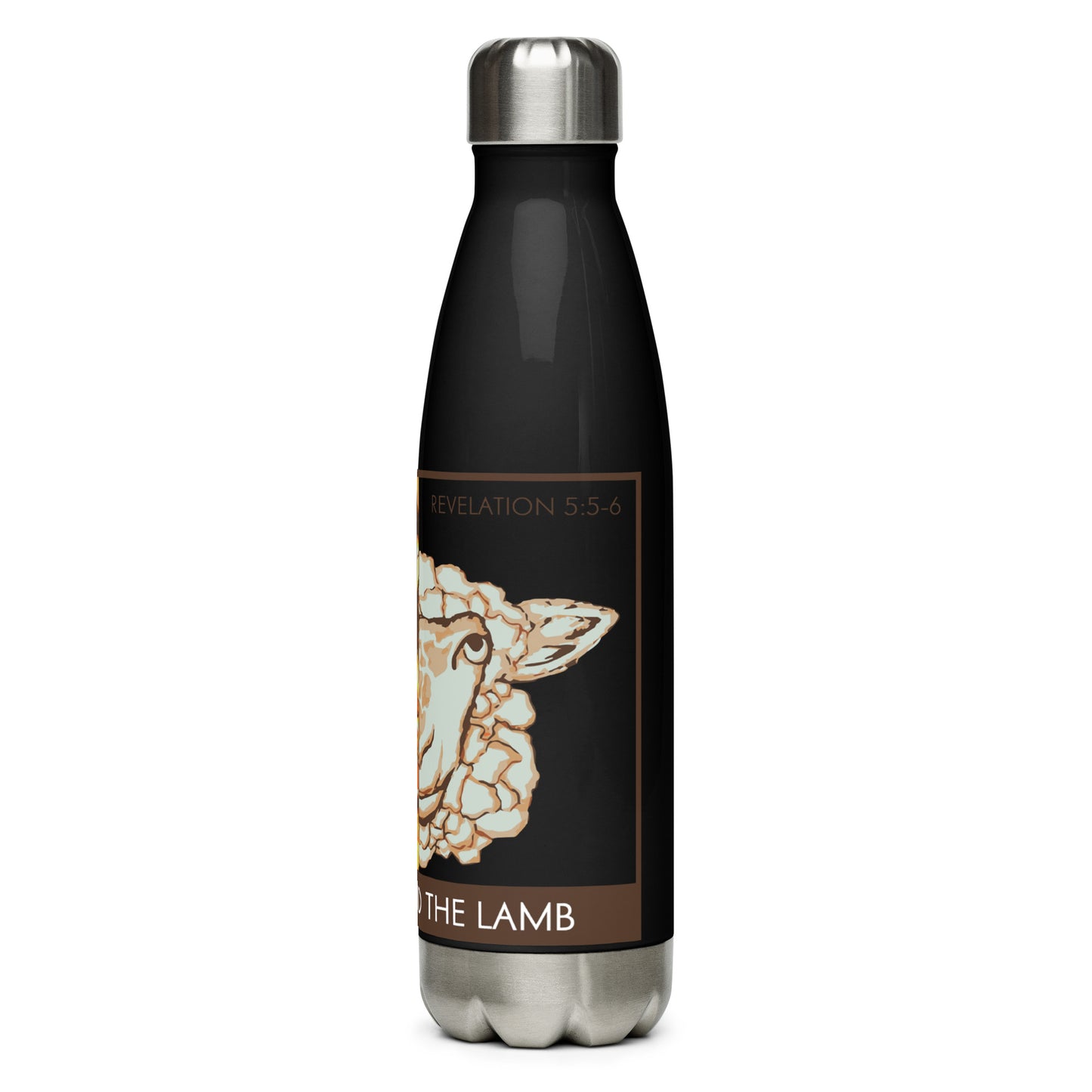The Lion and the Lamb Stainless Steel Water Bottle