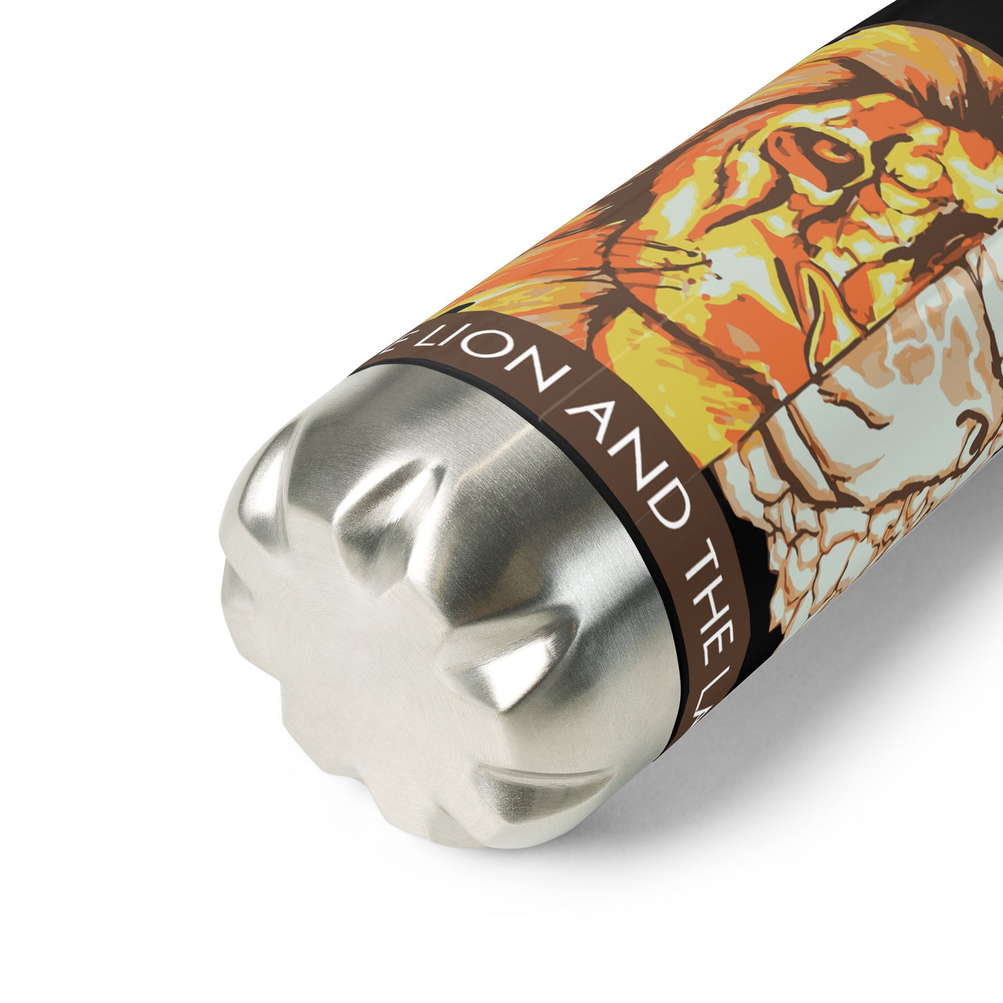 The Lion and the Lamb Stainless Steel Water Bottle