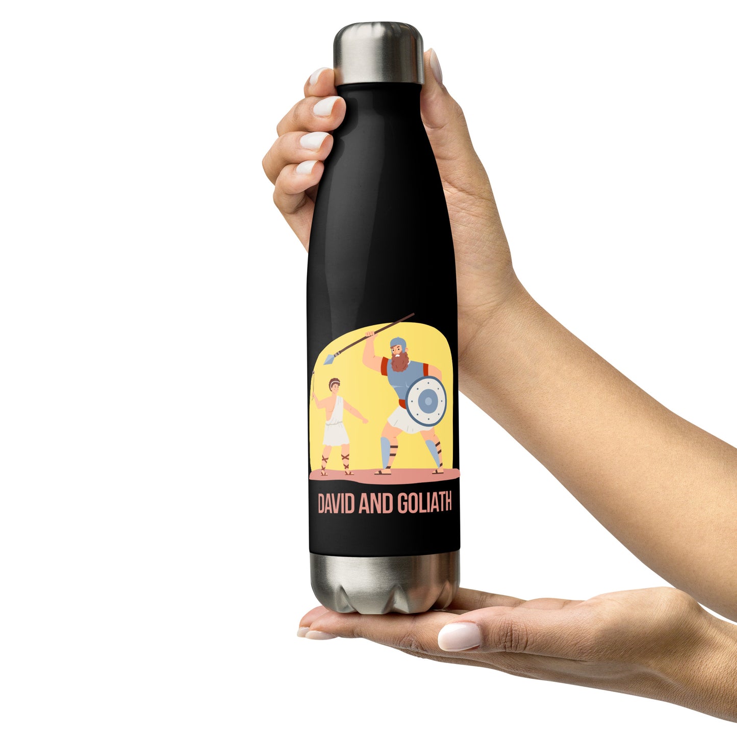 David and Goliath Stainless Steel Water Bottle