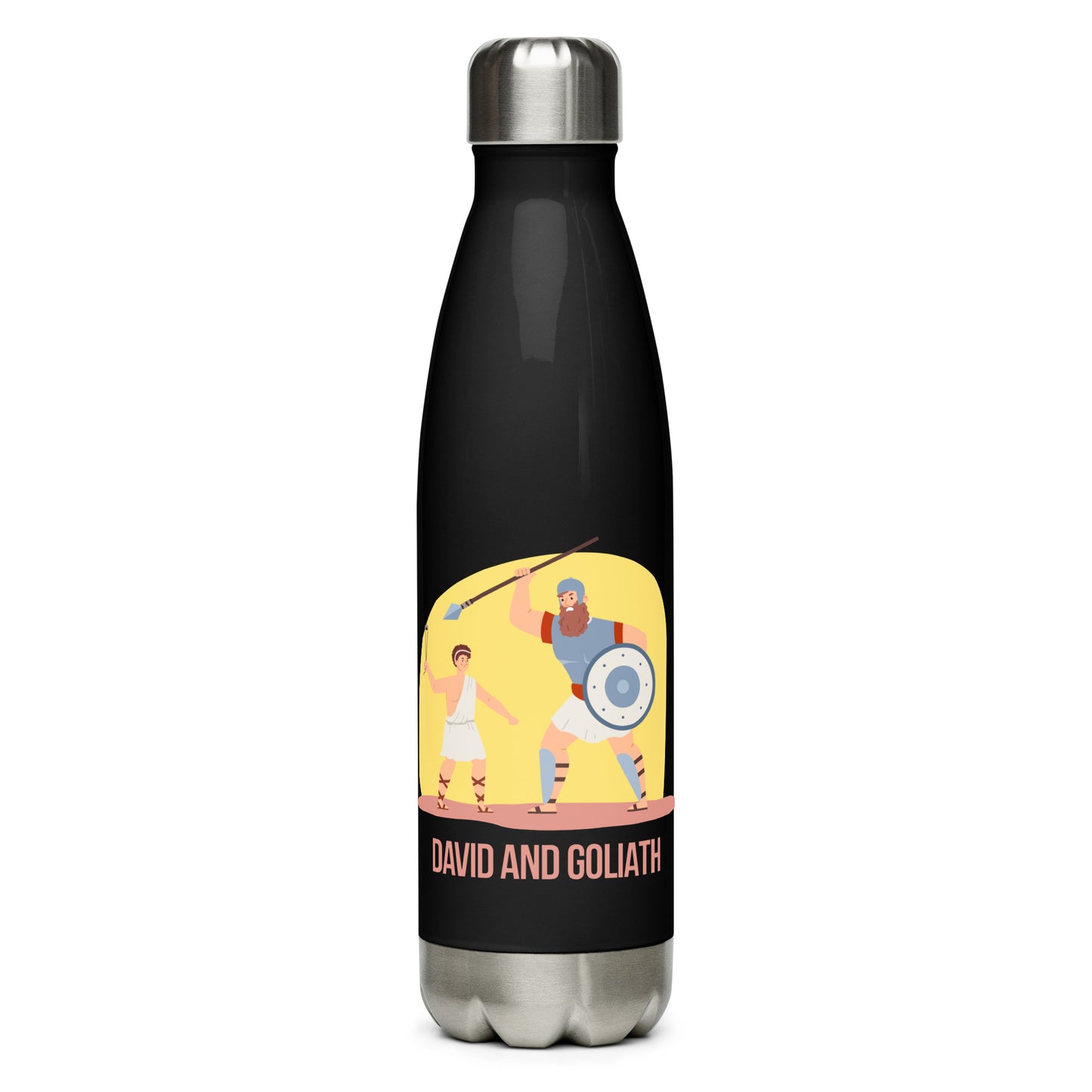 David and Goliath Stainless Steel Water Bottle