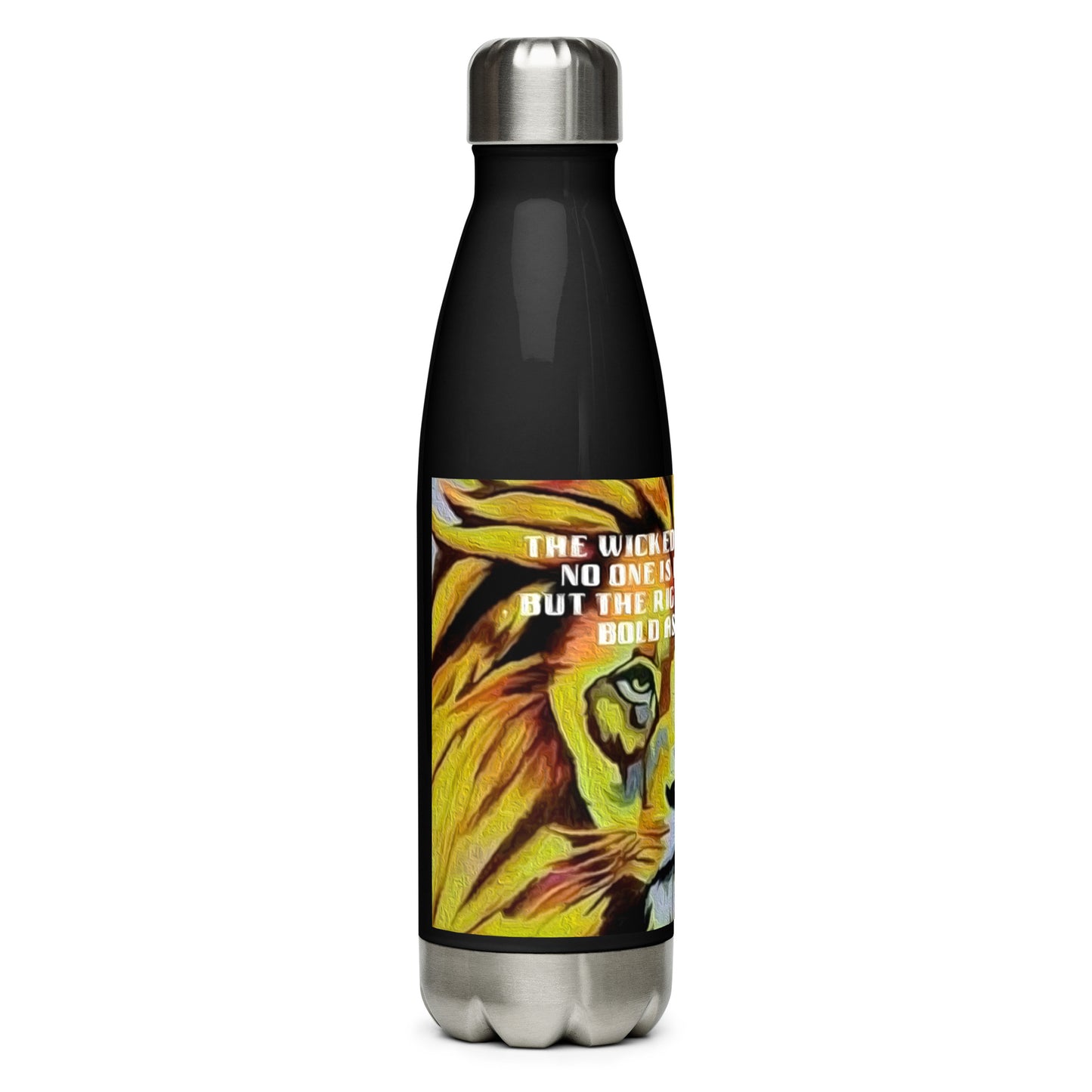 Bold as a Lion Stainless Steel Water Bottle