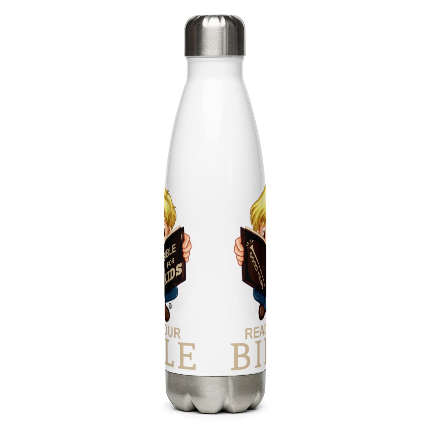 Read Your Bible Stainless Steel Water Bottle