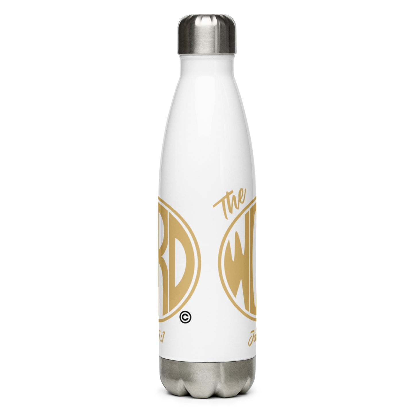 The Word Stainless Steel Water Bottle