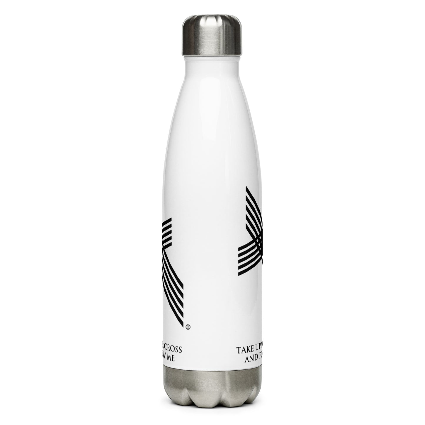 Take Up Your Cross Stainless Steel Water Bottle