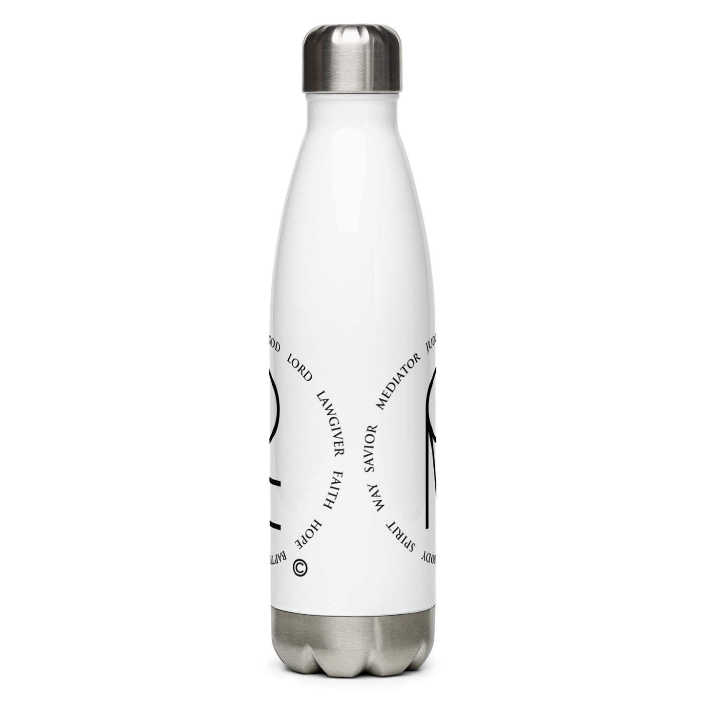 One God Stainless Steel Water Bottle