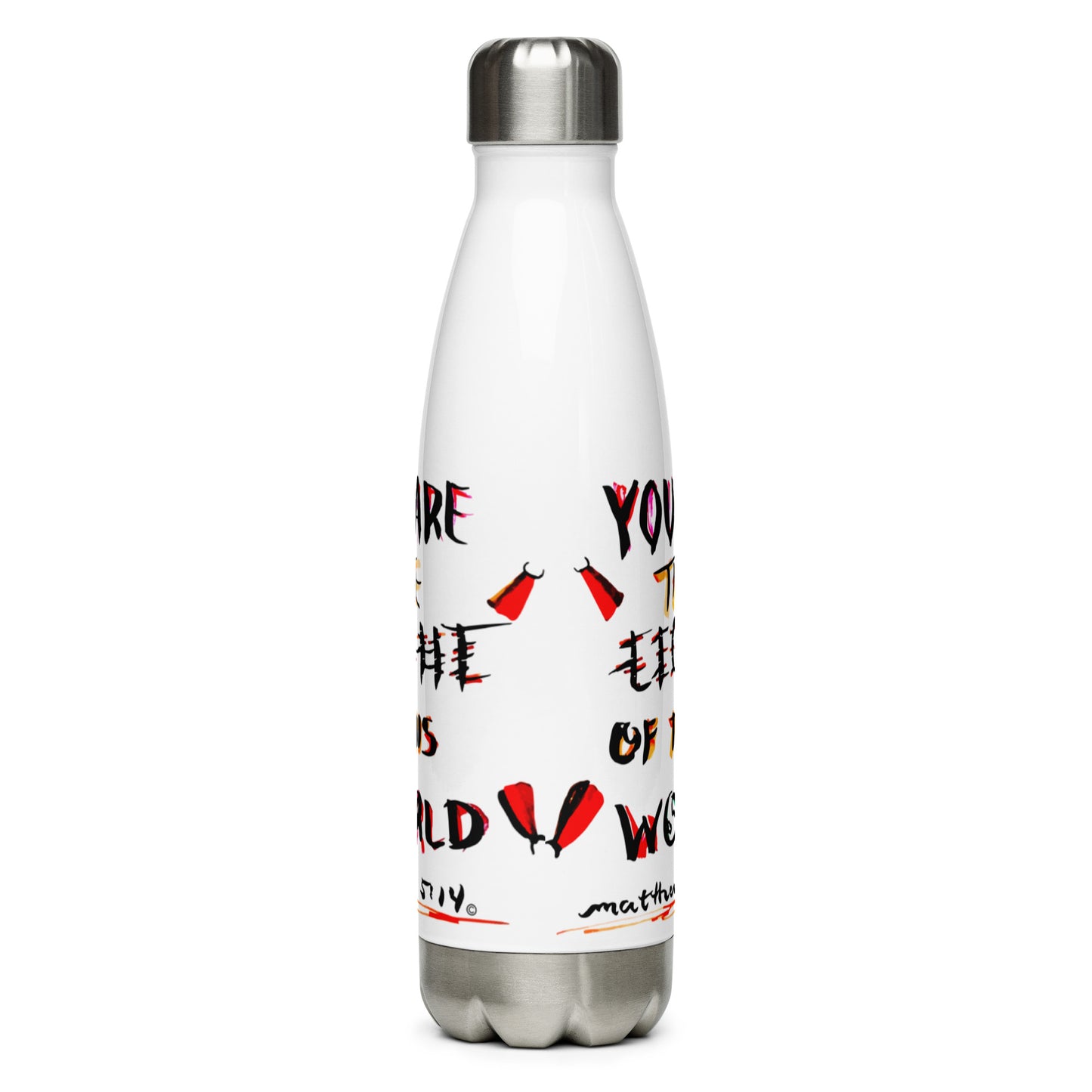 Light of This World Stainless Steel Water Bottle