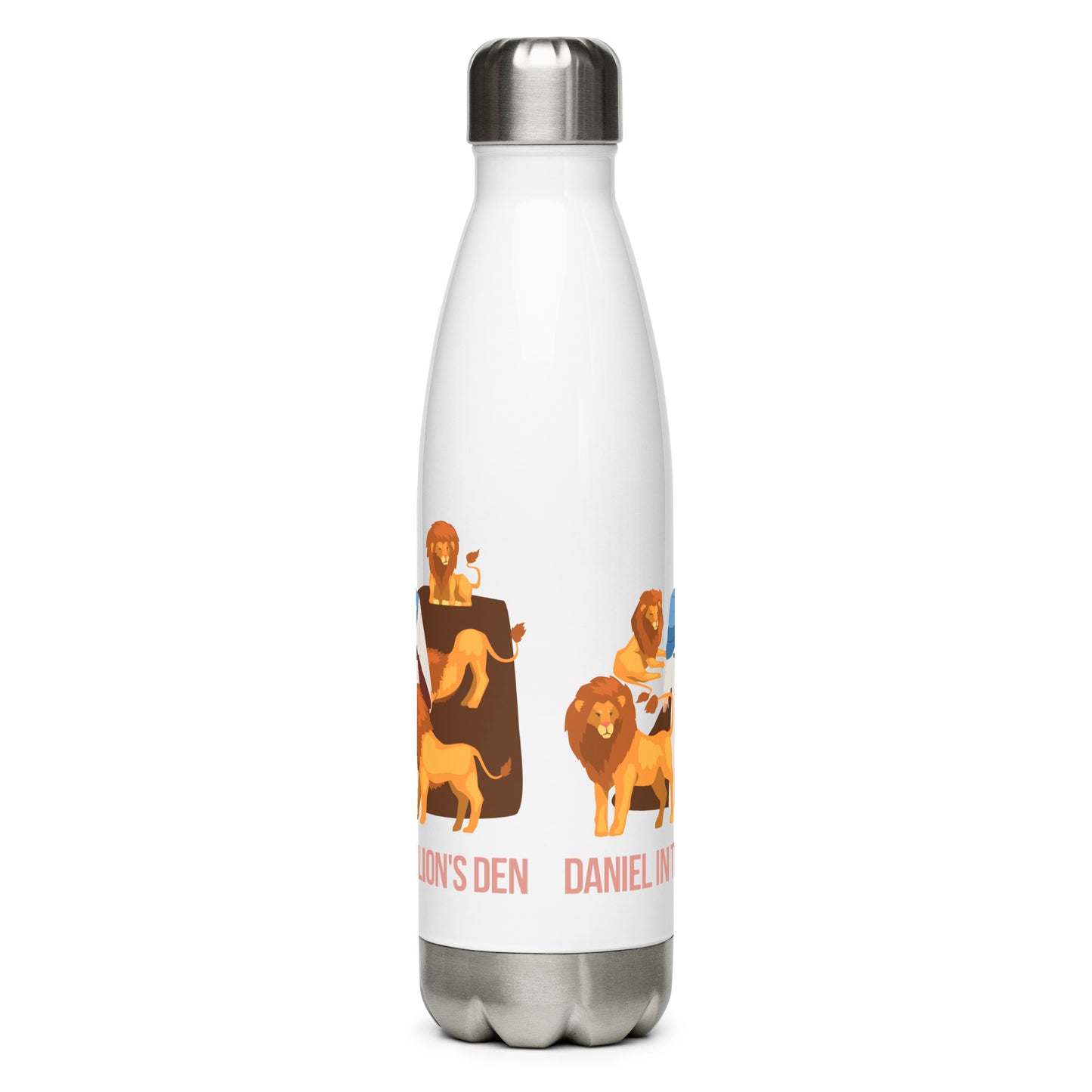 Daniel in the Lion's Den Stainless Steel Water Bottle