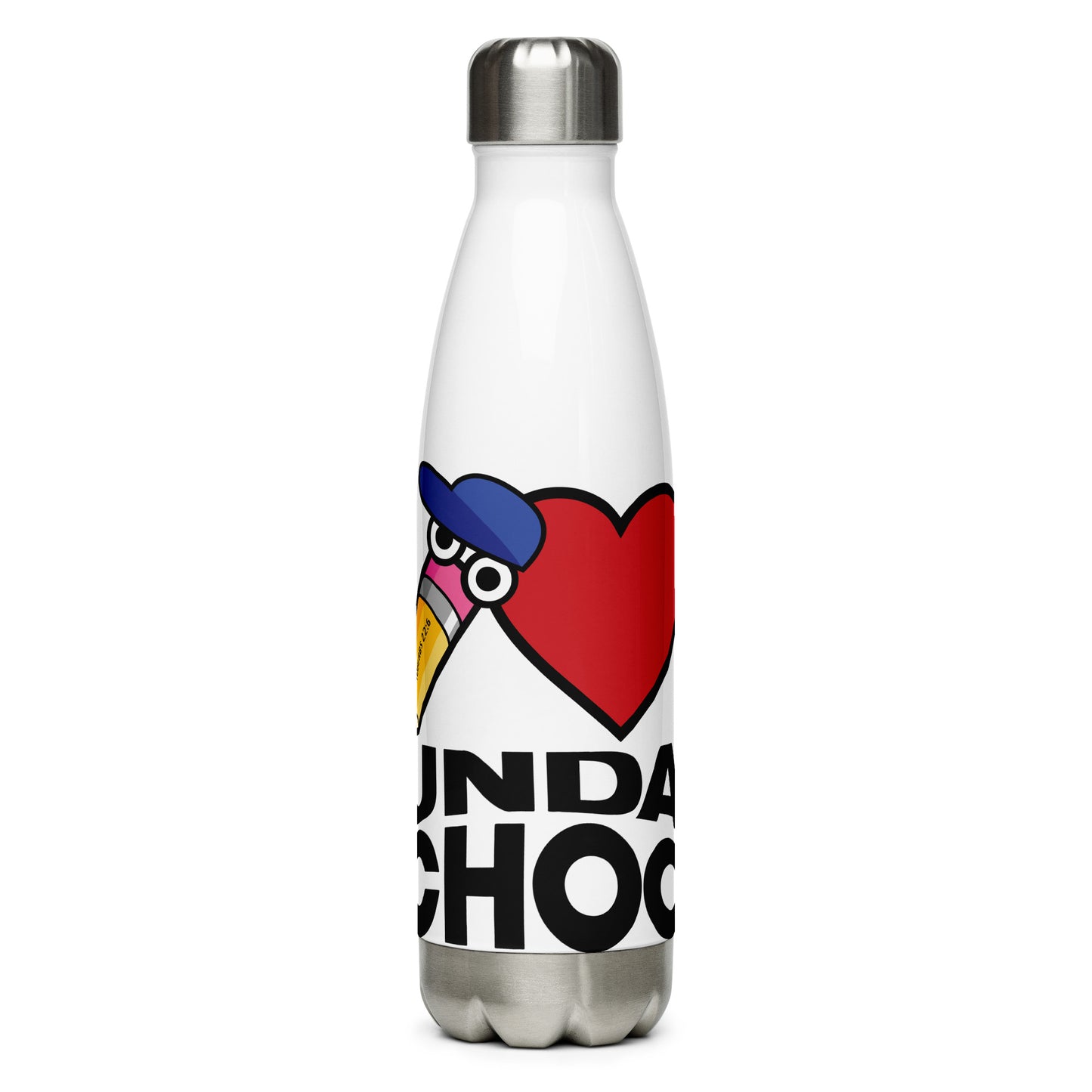 Sunday School Stainless Steel Water Bottle