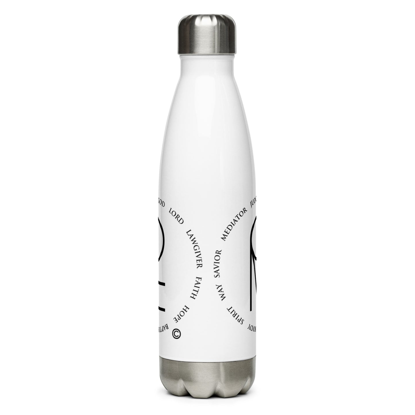 One God Stainless Steel Water Bottle