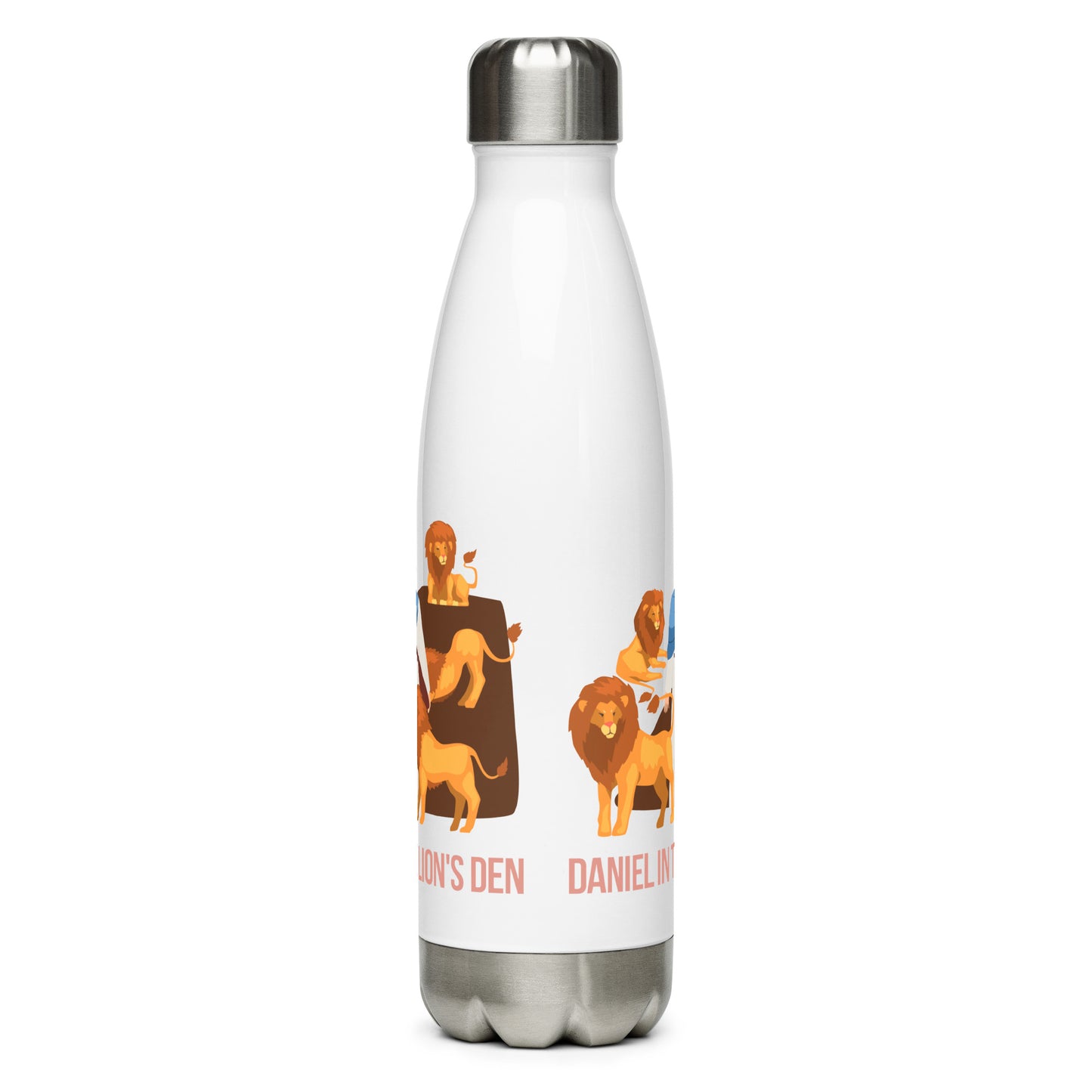 Daniel in the Lion's Den Stainless Steel Water Bottle