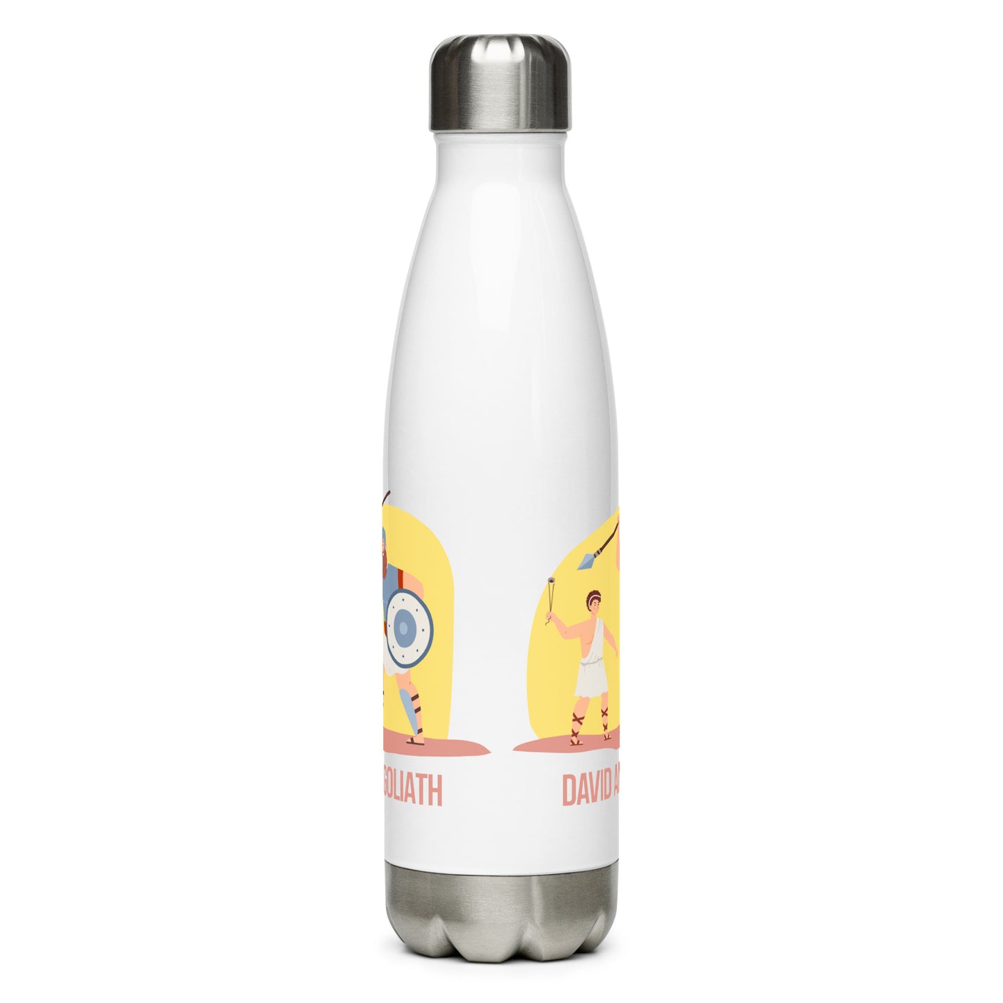 David and Goliath Stainless Steel Water Bottle