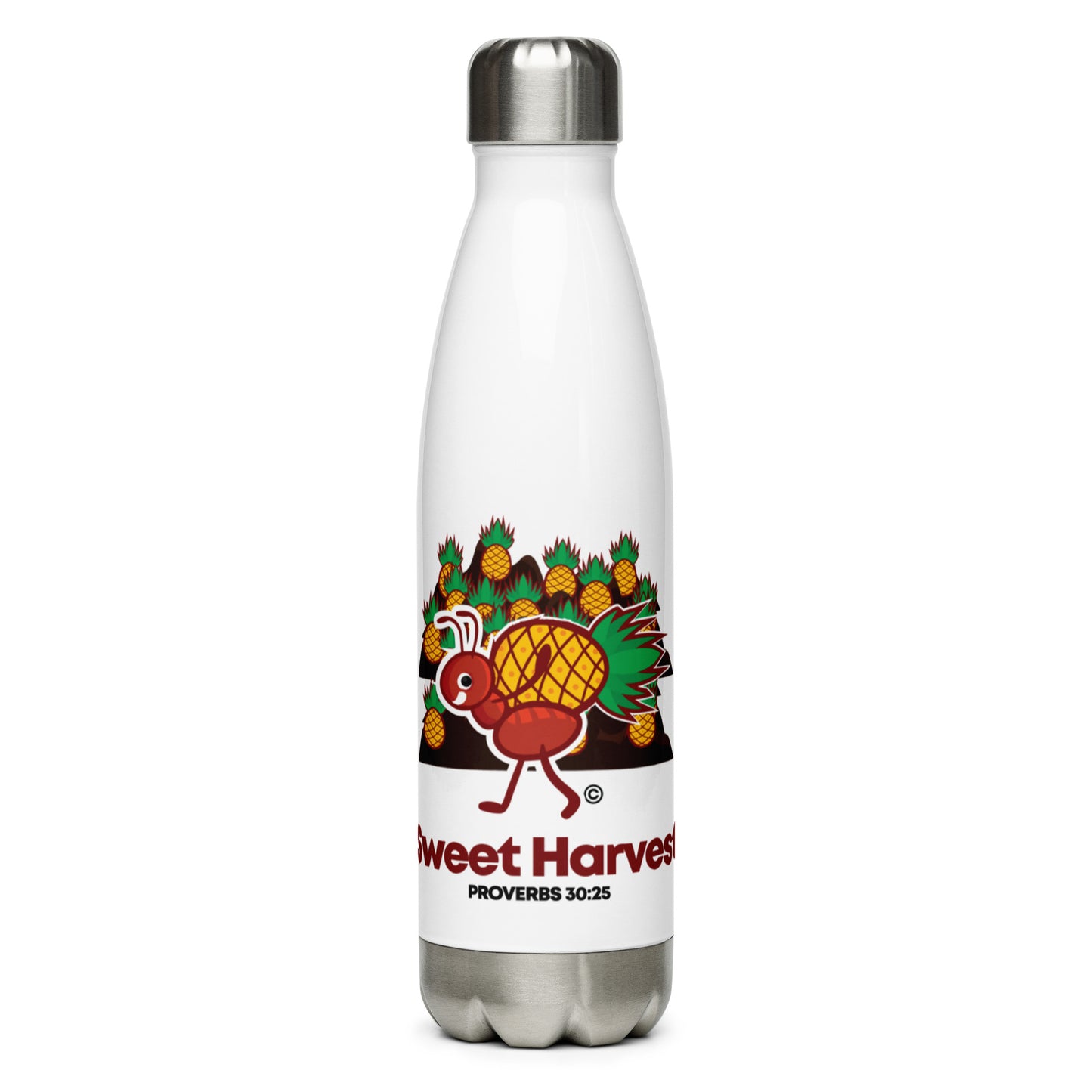 Sweet Harvest Stainless Steel Water Bottle