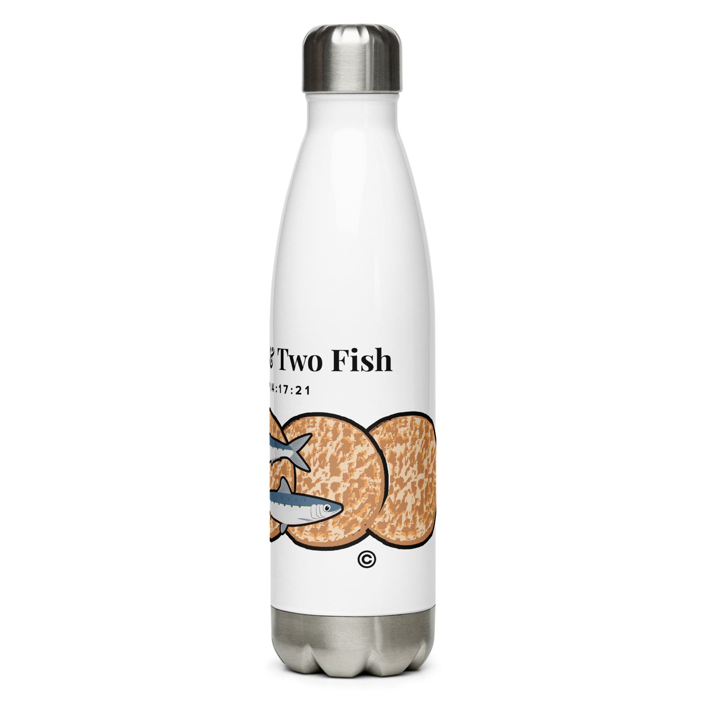 Five Loaves and 2 Fish Stainless Steel Water Bottle