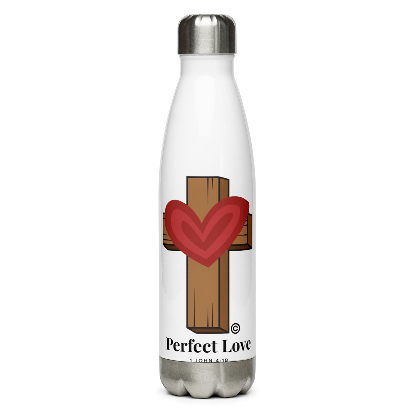 Perfect Love Stainless Steel Water Bottle
