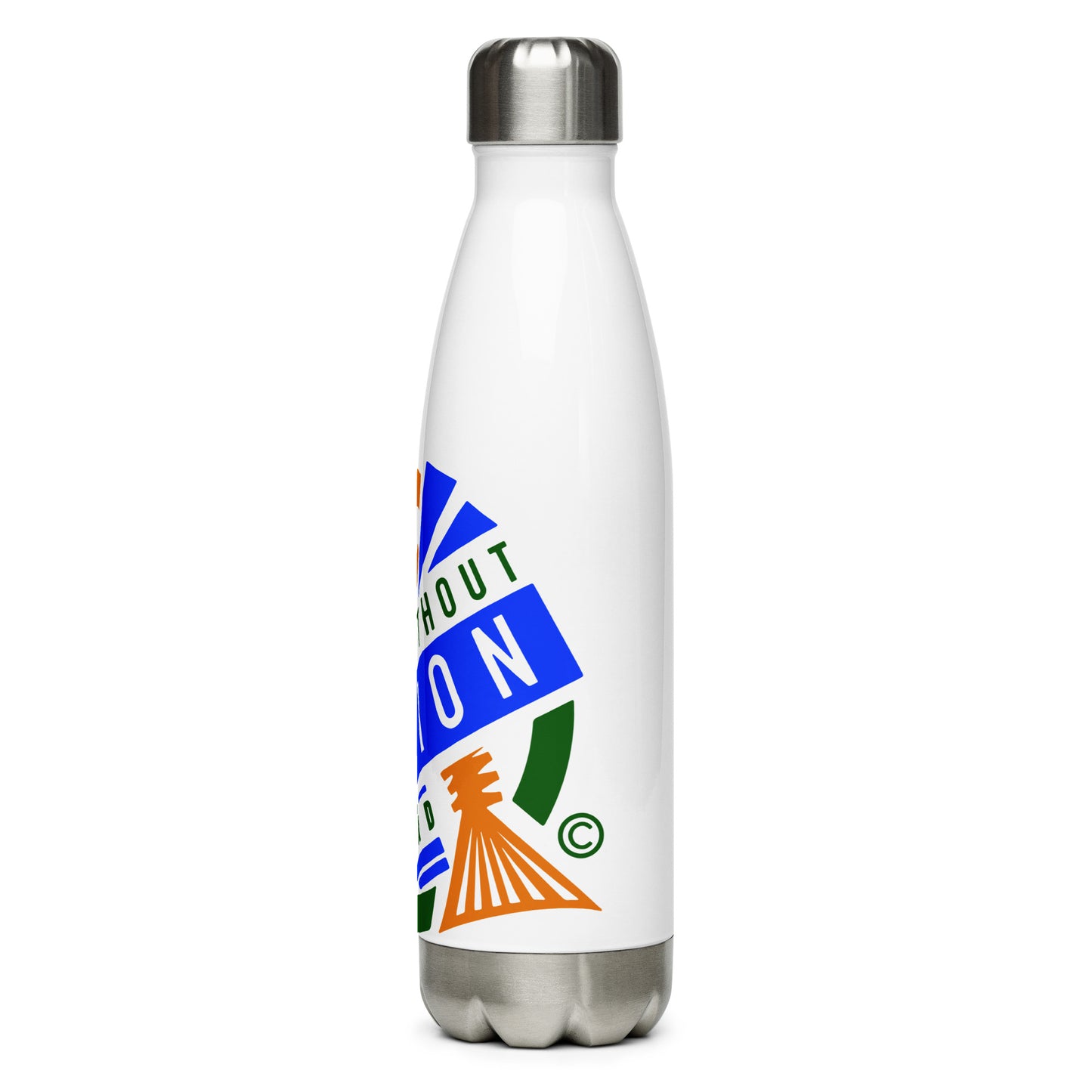Faith Without Action Stainless Steel Water Bottle