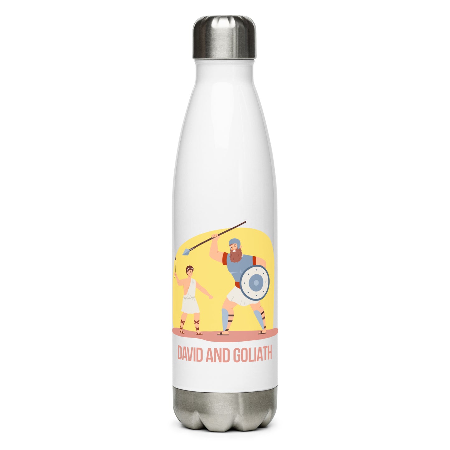 David and Goliath Stainless Steel Water Bottle